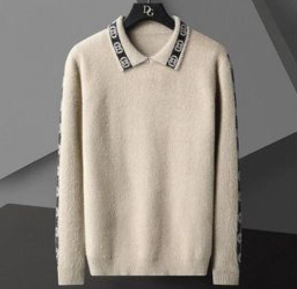 men's sweaters designer warm soft sweater print pullovers oversize striped sleeve autumn winter knit sweater, White;black
men's sweaters designer warm soft sweater print pullovers oversize striped sleeve autumn winter knit sweater, White;black