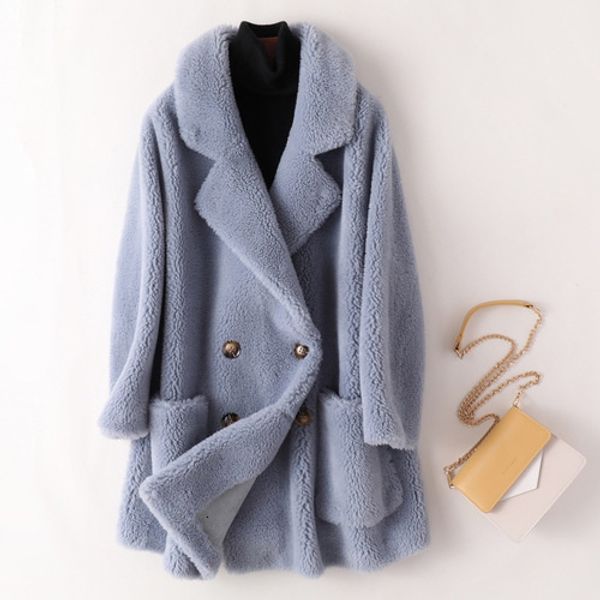 women's wool blends casual sheep shearling jackets for women winter coat 2023 elegant wool fur jacket women's clothing fashion coa, Black
women's wool blends casual sheep shearling jackets for women winter coat 2023 elegant wool fur jacket women's clothing fashion coa, Black