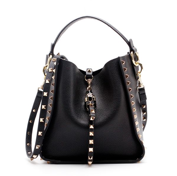 designer shoulder leather women's bag heavy industry riveted handbag leopard head one shoulder soft cowhide mother bucket tote handbags
designer shoulder leather women's bag heavy industry riveted handbag leopard head one shoulder soft cowhide mother bucket tote handbags