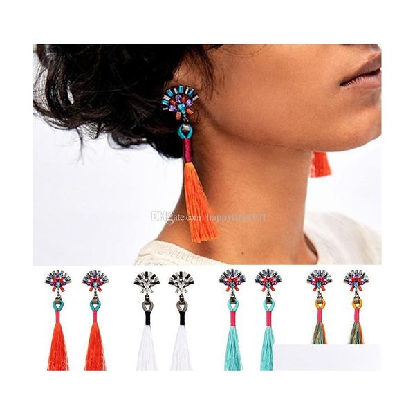 dangle chandelier women wedding long earrings boho jewelry girls rero cotton fringe tassel dangle drop earring with crystal deliver dhda2, Silver
dangle chandelier women wedding long earrings boho jewelry girls rero cotton fringe tassel dangle drop earring with crystal deliver dhda2, Silver