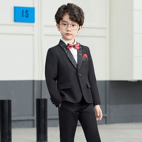 suits children blazer pants bowtie 3pcs p ography set flower boys formal dress suit kids wedding party host baptism ceremony costume 221205, Black
suits children blazer pants bowtie 3pcs p ography set flower boys formal dress suit kids wedding party host baptism ceremony costume 221205, Black
