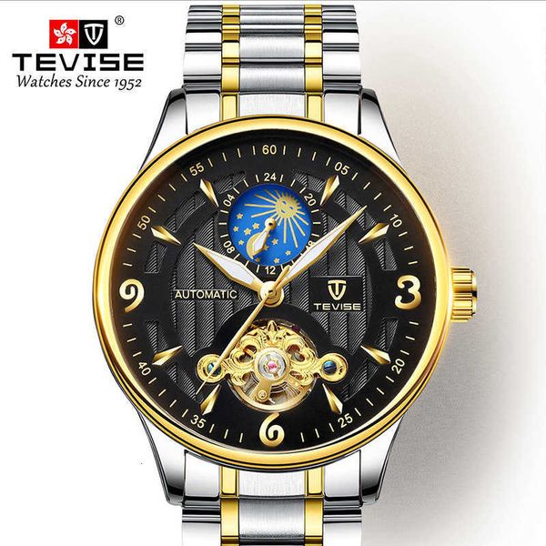 watch wrist watch high grade men's tourbillon mechanical full automatic hollow, Slivery;brown
watch wrist watch high grade men's tourbillon mechanical full automatic hollow, Slivery;brown