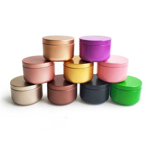 makeup tools 50ml candle jar black aluminum tins cosmetic cream containers spice coffee storage container round metal cans makeup packaging
makeup tools 50ml candle jar black aluminum tins cosmetic cream containers spice coffee storage container round metal cans makeup packaging