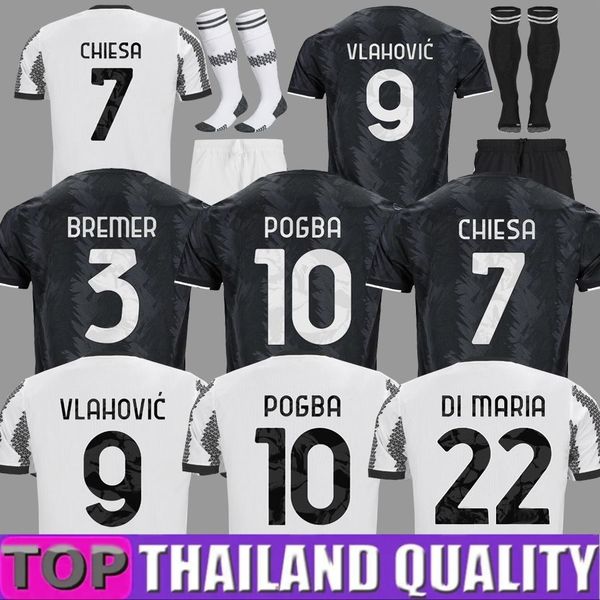 22 23 vlahovic chiesa milik soccer jerseys 2022 2023 pogba men kids kit set bonucci football shirts kit mckennie di maria uniform socks juve, Black;yellow
22 23 vlahovic chiesa milik soccer jerseys 2022 2023 pogba men kids kit set bonucci football shirts kit mckennie di maria uniform socks juve, Black;yellow