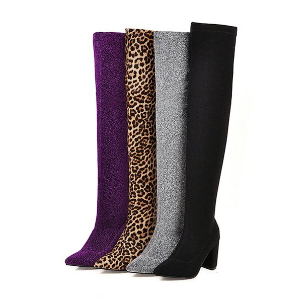 boots plus size women over the knee sock 8.5cm high heels long winter stretch snow block lady thigh purple shoes 221203, Black
boots plus size women over the knee sock 8.5cm high heels long winter stretch snow block lady thigh purple shoes 221203, Black