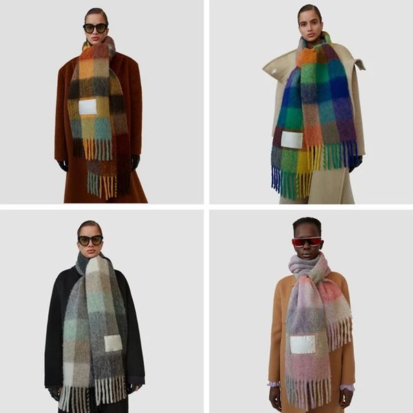 ac studios men and women general style cashmere scarf designer acne blanket scarf women's colorful plaid tzitzit imitation scarves, Blue;gray
ac studios men and women general style cashmere scarf designer acne blanket scarf women's colorful plaid tzitzit imitation scarves, Blue;gray