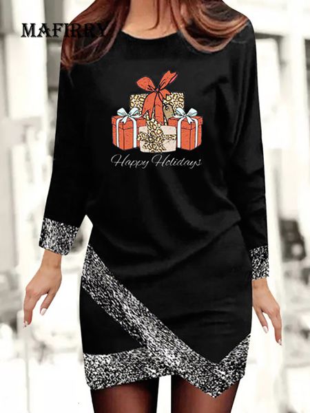 party dresses christmas happy holidays letter print winter women round neck long sleeve mini casual female patchwork 221203, White;black
party dresses christmas happy holidays letter print winter women round neck long sleeve mini casual female patchwork 221203, White;black