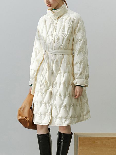 women's down parkas ailegogo autumn women ultra light white duck long coat with belt casual female loose single breasted parka outwear, Black
women's down parkas ailegogo autumn women ultra light white duck long coat with belt casual female loose single breasted parka outwear, Black