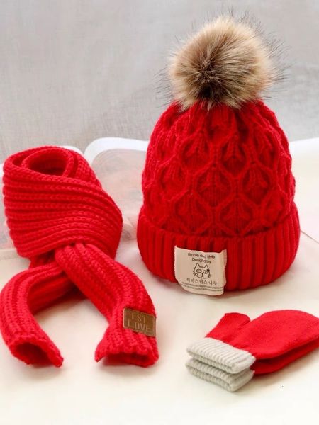 scarves wraps three piece children s hat and scarf autumn winter warm knit baby boy girl wool cute fashion 221205, Red;brown
scarves wraps three piece children s hat and scarf autumn winter warm knit baby boy girl wool cute fashion 221205, Red;brown
