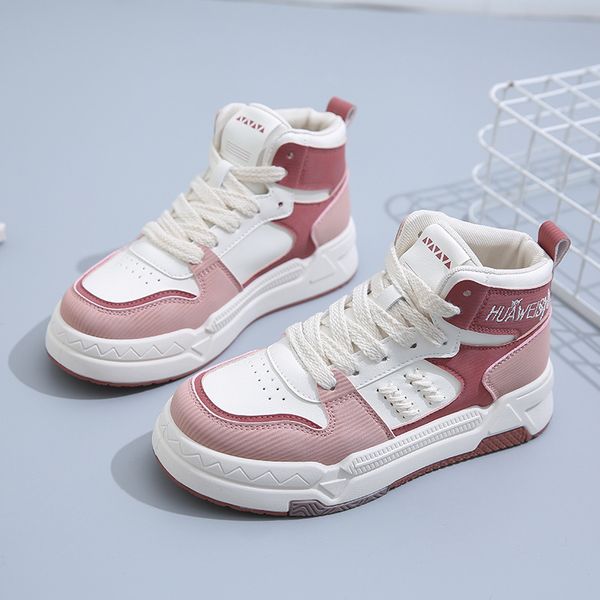 high small white shoes and boots in autumn and winter new korean version versatile students thick soled shoes sneakers, Black
high small white shoes and boots in autumn and winter new korean version versatile students thick soled shoes sneakers, Black