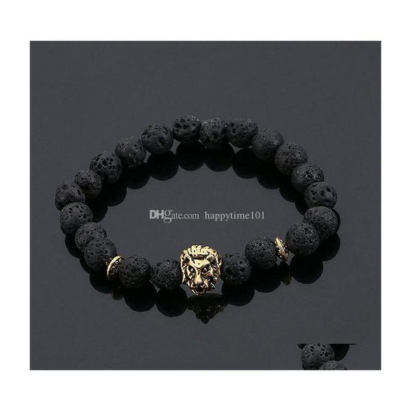 beaded volcanic stone lions head bracelet fashion buddha meditation beads bracelets for men statement jewelry prayer drop delivery dhsxl, Black
beaded volcanic stone lions head bracelet fashion buddha meditation beads bracelets for men statement jewelry prayer drop delivery dhsxl, Black