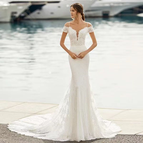 vintage mermaid wedding dresses dubai arabic luxury sparkly bling beaded lace applique high neck illusion long sleeves bridal gown, White
vintage mermaid wedding dresses dubai arabic luxury sparkly bling beaded lace applique high neck illusion long sleeves bridal gown, White