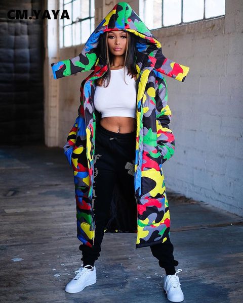 women s down parkas cm yaya women winter camouflage long sleeve zipper up coats streetwear fashion jackets 221205, Black
women s down parkas cm yaya women winter camouflage long sleeve zipper up coats streetwear fashion jackets 221205, Black