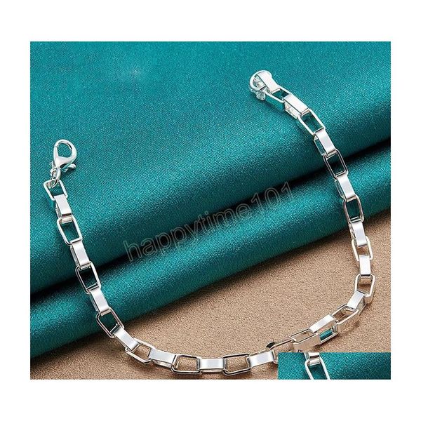 chain 925 sterling sier big long 5mm box chain bracelet for women man wedding engagement party fashion jewelry drop delivery bracelet dheco, Black
chain 925 sterling sier big long 5mm box chain bracelet for women man wedding engagement party fashion jewelry drop delivery bracelet dheco, Black