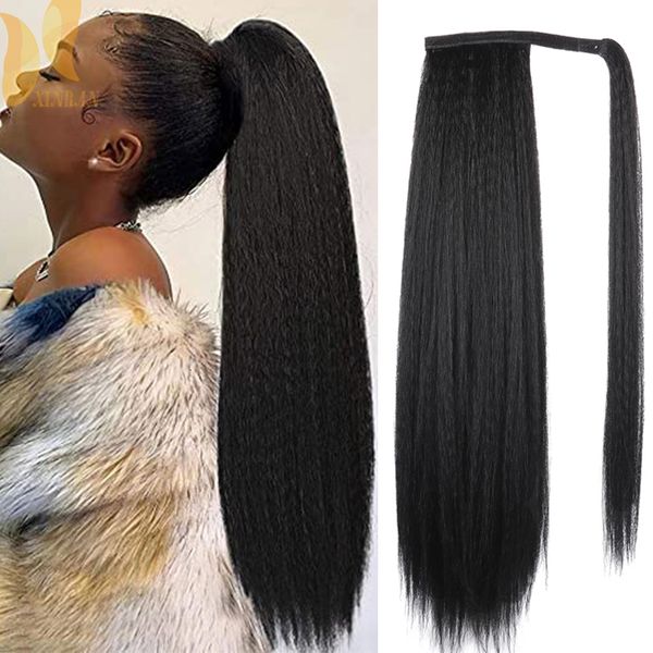 synthetic s xinran synthetic yaki tail for women wrap around kinky straight tail clip in magic paste hairpiece 24 inch 221205, Black
synthetic s xinran synthetic yaki tail for women wrap around kinky straight tail clip in magic paste hairpiece 24 inch 221205, Black