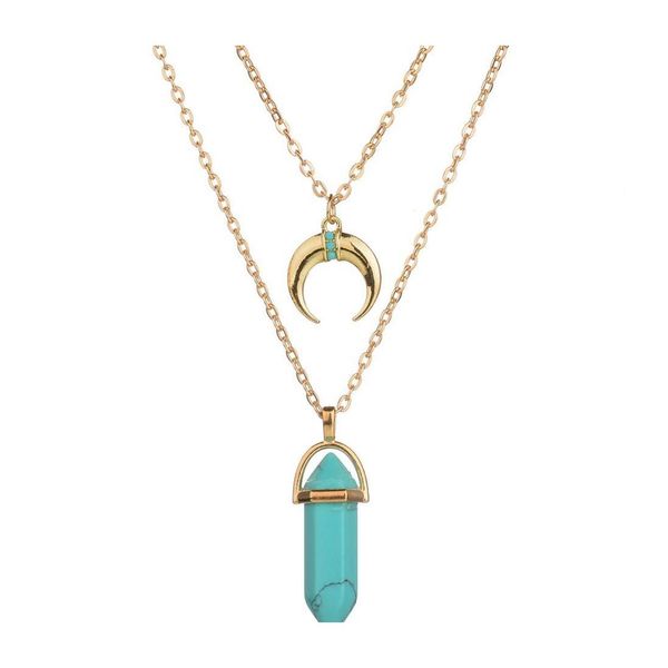 pendant necklaces luxury womens gold plated double chain colorf natural stone pendant necklace drop delivery jewelry necklaces pendan dhkfs, Silver
pendant necklaces luxury womens gold plated double chain colorf natural stone pendant necklace drop delivery jewelry necklaces pendan dhkfs, Silver