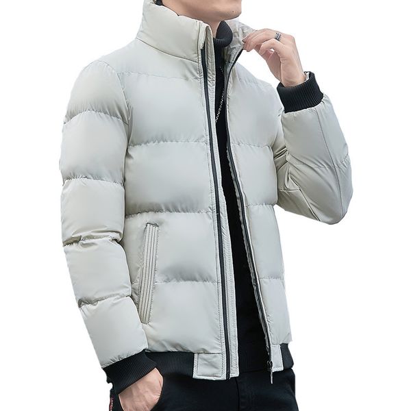 men's down parkas winter solid color cotton coat stand collar men's coat thickened cotton jacket casual simple youth men's ja, Black
men's down parkas winter solid color cotton coat stand collar men's coat thickened cotton jacket casual simple youth men's ja, Black