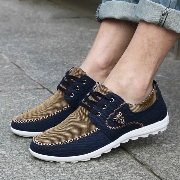 dress shoes walking sneakers men casual breathable flats loafers lace up canvas non slip driving for chaussure homme 221205, Black
dress shoes walking sneakers men casual breathable flats loafers lace up canvas non slip driving for chaussure homme 221205, Black