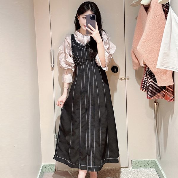 party dresses kuzuwata japanese straps vestidos slim high waist thin heavy industry dress autumn winter women robe femme 221203, White;black
party dresses kuzuwata japanese straps vestidos slim high waist thin heavy industry dress autumn winter women robe femme 221203, White;black