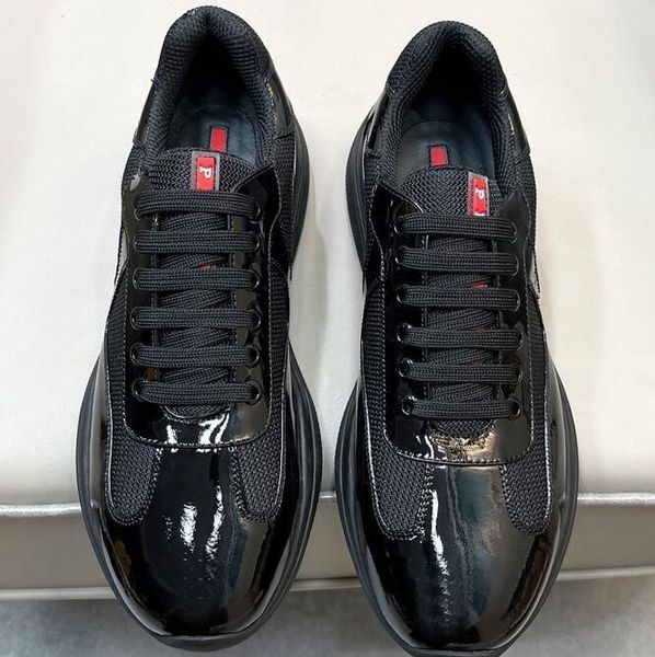 designer sneakers casual shoes nylon luxury men's skateboard outdoor walking america's cup patent leather tennis running shoes, Black
designer sneakers casual shoes nylon luxury men's skateboard outdoor walking america's cup patent leather tennis running shoes, Black