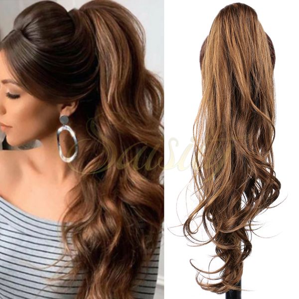 synthetic wigs saisity 32inches long synthetic ombre layered ponytail available mixed color curly flexible ponytail wrap around hairpieces 2, Black
synthetic wigs saisity 32inches long synthetic ombre layered ponytail available mixed color curly flexible ponytail wrap around hairpieces 2, Black
