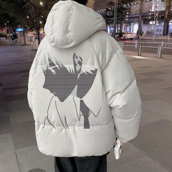 men s down parkas winter jacket zipper padded male korean version loose thickened short bread coat hong kong style casual harajuku clothes 2, Black
men s down parkas winter jacket zipper padded male korean version loose thickened short bread coat hong kong style casual harajuku clothes 2, Black