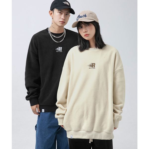 men s hoodies sweatshirts men clothing fashion pattern fleece round neck sweater recreational loose neutral long sleeve black autumn 221205
men s hoodies sweatshirts men clothing fashion pattern fleece round neck sweater recreational loose neutral long sleeve black autumn 221205