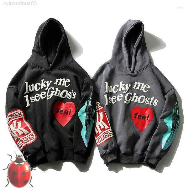 men's hoodies sweatshirts foam lucky me i see ghosts red heart feel flame print fleece men women knaye hooed pullover, Black
men's hoodies sweatshirts foam lucky me i see ghosts red heart feel flame print fleece men women knaye hooed pullover, Black