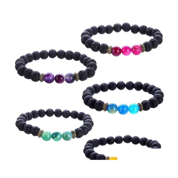 beaded fashion 7 chakra volcanic lava stone bracelets charm beaded bracelet essential oil diffuser women men jewelry gift wholesale dh2hu, Black
beaded fashion 7 chakra volcanic lava stone bracelets charm beaded bracelet essential oil diffuser women men jewelry gift wholesale dh2hu, Black