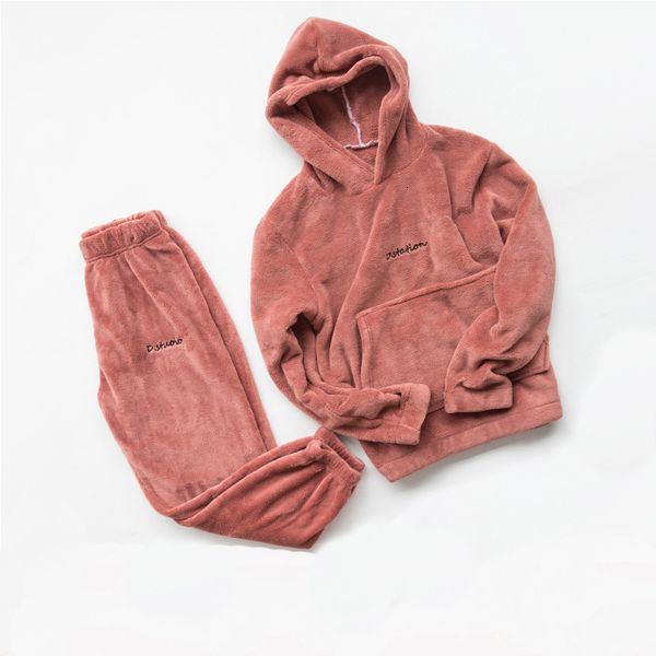 womens sleepwear winter coral fleece pajama set women thick warm flannel velvet cozy 2 pieces long sleeve suit lady clothing homewear 221205, Black;red
womens sleepwear winter coral fleece pajama set women thick warm flannel velvet cozy 2 pieces long sleeve suit lady clothing homewear 221205, Black;red