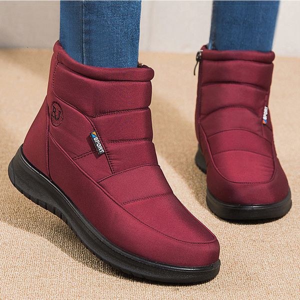 boots women ankle for winter shoes warm fur snow waterproof flat botas femininas zipper botines 221205, Black
boots women ankle for winter shoes warm fur snow waterproof flat botas femininas zipper botines 221205, Black