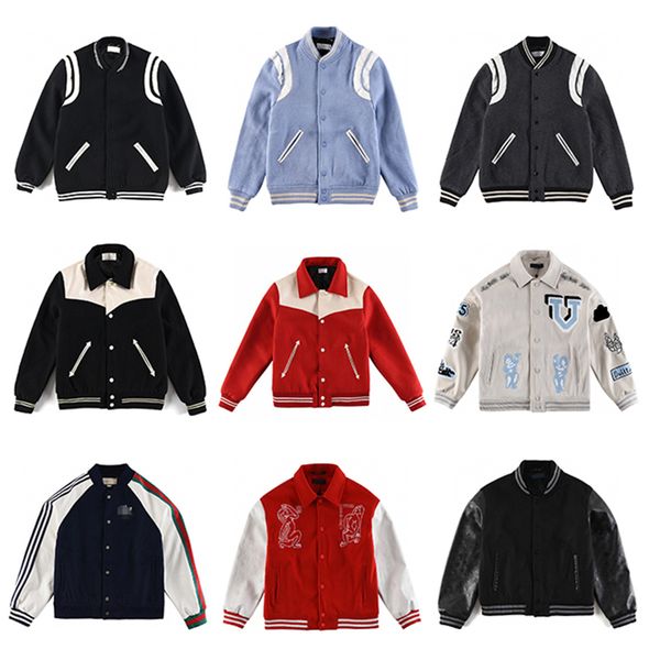 luxury designer coat men womens trench jacket down jacket with leather embroidered letter sleeves threaded casual london baseball coats, Black;brown
luxury designer coat men womens trench jacket down jacket with leather embroidered letter sleeves threaded casual london baseball coats, Black;brown