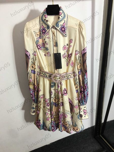 dresses womens designer clothing floral animal prints belt slim dress custom made buttons lapel puff long sleeves maxiskit fashion brand wom, Black;gray
dresses womens designer clothing floral animal prints belt slim dress custom made buttons lapel puff long sleeves maxiskit fashion brand wom, Black;gray