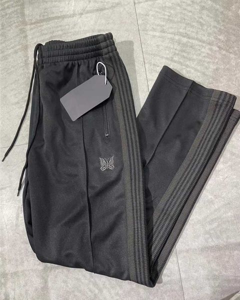men's pants needles pants men women 1 1 embroidery butterfly awge needles sweatpants black straight trousers jogger streetwear t221205
men's pants needles pants men women 1 1 embroidery butterfly awge needles sweatpants black straight trousers jogger streetwear t221205