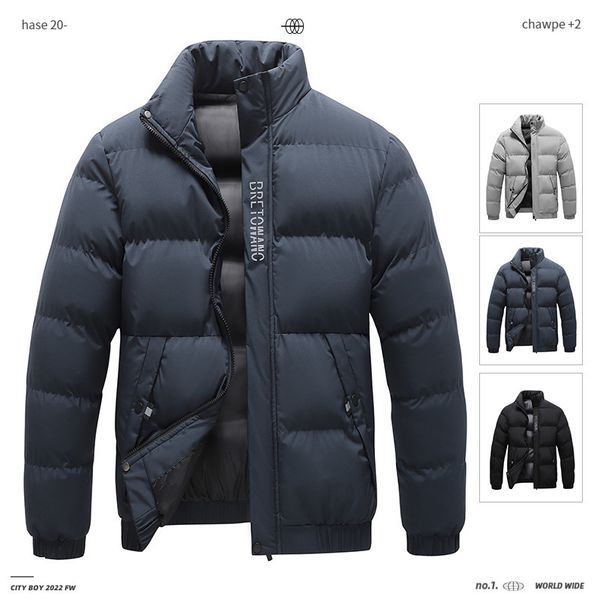 mens down parkas warm thick cotton padded coat men winter windproof parka jacket solid casual fashion zipper bread clothes coats 221205, Black
mens down parkas warm thick cotton padded coat men winter windproof parka jacket solid casual fashion zipper bread clothes coats 221205, Black
