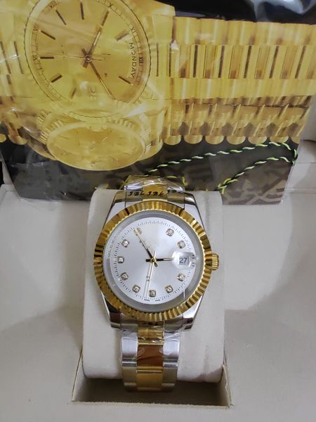 with original box 41mm mens watches 2813 automatic movement full stainless steel watch waterproof luminous mechanical wristwatches gifts, Slivery;brown
with original box 41mm mens watches 2813 automatic movement full stainless steel watch waterproof luminous mechanical wristwatches gifts, Slivery;brown