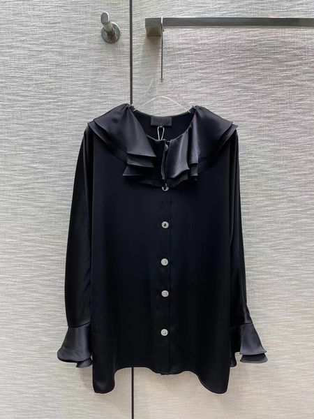 milan runway shirts 2023 new spring summer ruffled long sleeve designer blouses brand same style women's shirts 1205-10, White
milan runway shirts 2023 new spring summer ruffled long sleeve designer blouses brand same style women's shirts 1205-10, White