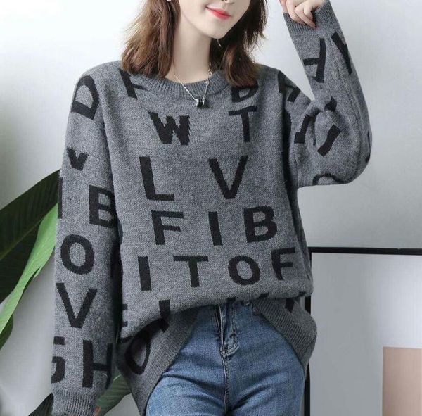 designer women sweater button up knit sweatshirt brand classic letters long sleeve oversize puff coat top, White;black
designer women sweater button up knit sweatshirt brand classic letters long sleeve oversize puff coat top, White;black