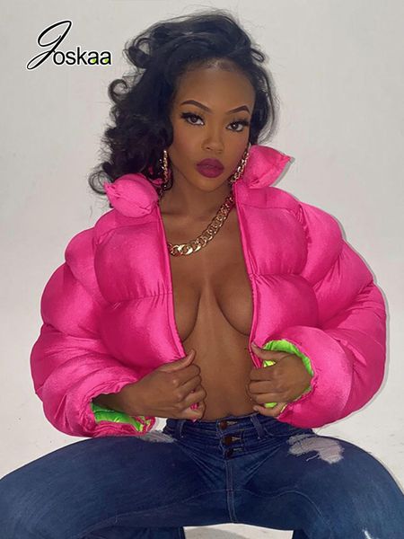 women s down parkas joskaa contrast color cotton padded jacket coat autumn winter women stand collar long sleeve cardigan crop streetwear 2, Black
women s down parkas joskaa contrast color cotton padded jacket coat autumn winter women stand collar long sleeve cardigan crop streetwear 2, Black