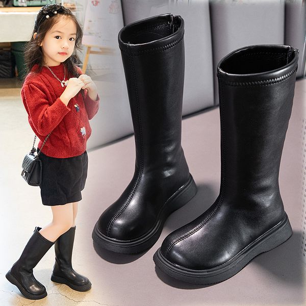 boots children leather for girls simple classic fashion kids knee high warm cotton back zipper long motorcycle winter 221205, Black;grey
boots children leather for girls simple classic fashion kids knee high warm cotton back zipper long motorcycle winter 221205, Black;grey