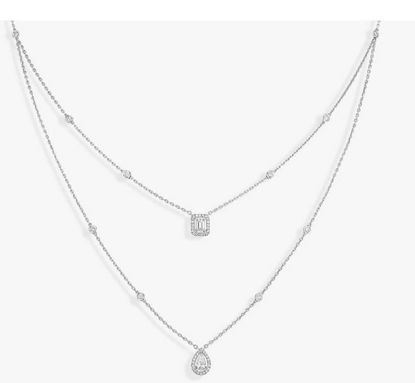 ins necklace new in luxury fine jewelry chain necklace for womens pendant k gold heart designer ladies fashion pearl saturn double-deck, Silver
ins necklace new in luxury fine jewelry chain necklace for womens pendant k gold heart designer ladies fashion pearl saturn double-deck, Silver