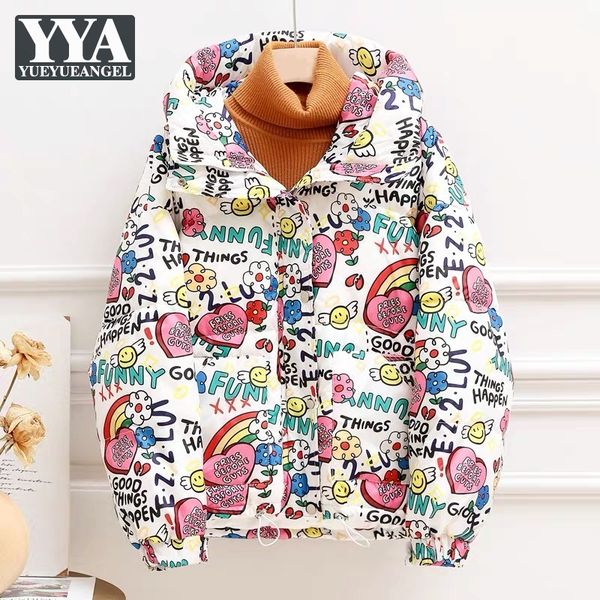 women's down parkas streetwear fashion printing women coat long sleeve loose fit stand collar hooded cold jacket hip hop casual short o, Black
women's down parkas streetwear fashion printing women coat long sleeve loose fit stand collar hooded cold jacket hip hop casual short o, Black