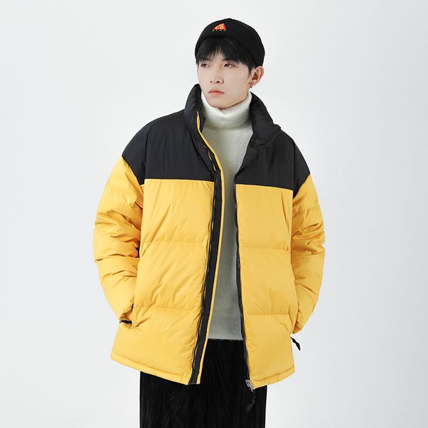 men's down parkas couple patchwork puffers jackets korean fashions allmatch streetwear hip hop loose classic winter warm quilted coat 2, Black
men's down parkas couple patchwork puffers jackets korean fashions allmatch streetwear hip hop loose classic winter warm quilted coat 2, Black