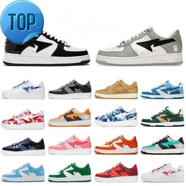 sk8 sta low nigo running shoes bathing apes men women designer grey pink beige suede patent leather black white hajime sorayama sneakers
sk8 sta low nigo running shoes bathing apes men women designer grey pink beige suede patent leather black white hajime sorayama sneakers