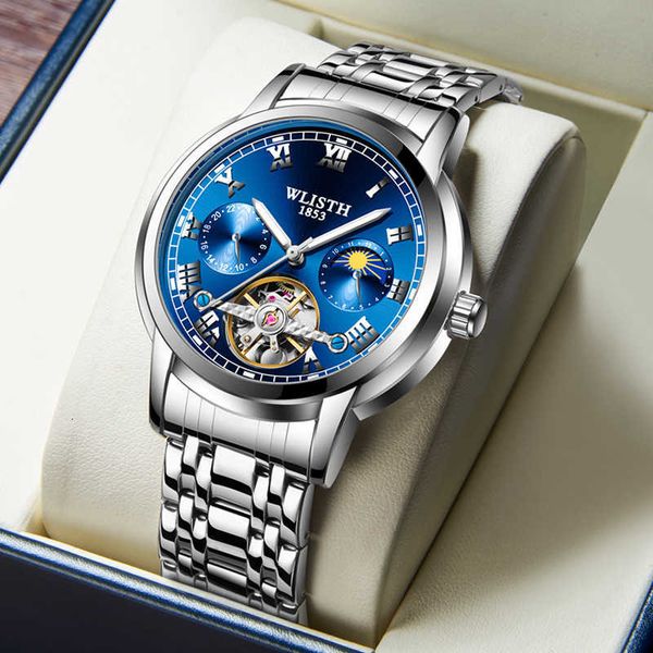 watch wrist fashion hollow out men's mechanical business tourbillon full automatic watch, Slivery;brown
watch wrist fashion hollow out men's mechanical business tourbillon full automatic watch, Slivery;brown