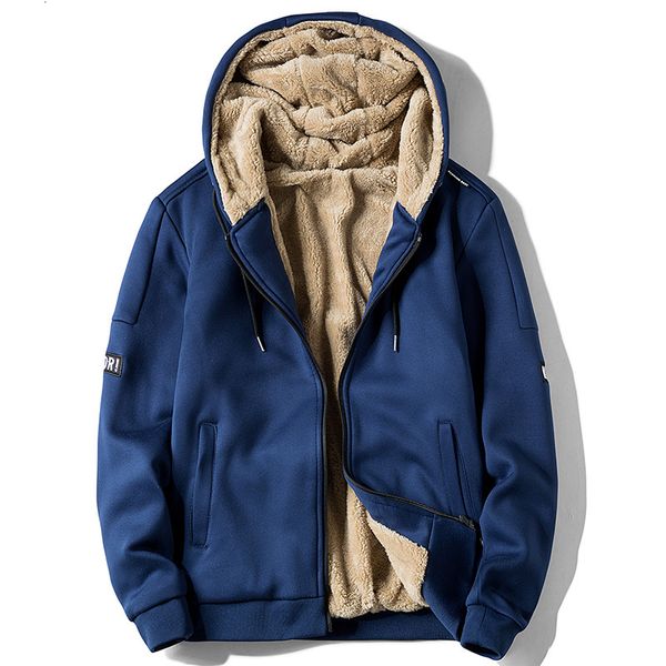 men's down parkas winter men's hooded sweater plus fur sportswear hoodie zipper simple trend thick lamb cashmere fashion men', Black
men's down parkas winter men's hooded sweater plus fur sportswear hoodie zipper simple trend thick lamb cashmere fashion men', Black