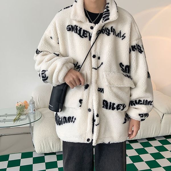 men s down parkas privathinker loose lamb wool jackets harajuku fashion brand winter male plush coat hip hop stand collar warm 221205, Black
men s down parkas privathinker loose lamb wool jackets harajuku fashion brand winter male plush coat hip hop stand collar warm 221205, Black