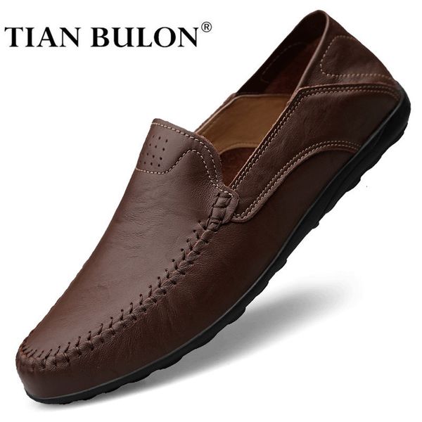 dress shoes genuine leather mens casual luxury brand men loafers moccasins breathable slip on male driving brown plus size 37-47 221205, Black
dress shoes genuine leather mens casual luxury brand men loafers moccasins breathable slip on male driving brown plus size 37-47 221205, Black