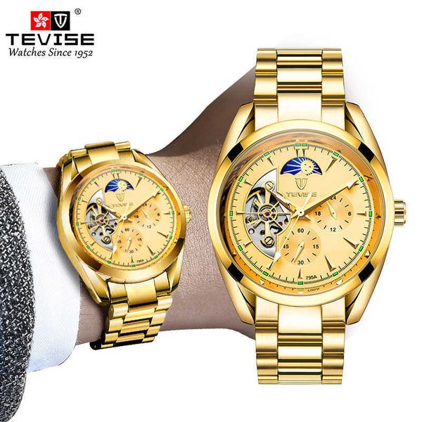 watch wrist tevise tiktok tremble ins man automatic automaton star watch, Slivery;brown
watch wrist tevise tiktok tremble ins man automatic automaton star watch, Slivery;brown