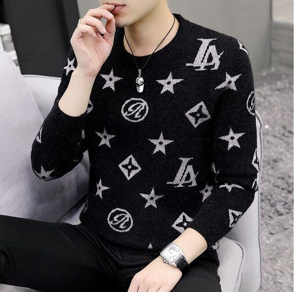 winter men casual sweaters for cute cat pattern trendy slim sweaters o-neck long sleeve woolen warm pullovers, White;black
winter men casual sweaters for cute cat pattern trendy slim sweaters o-neck long sleeve woolen warm pullovers, White;black